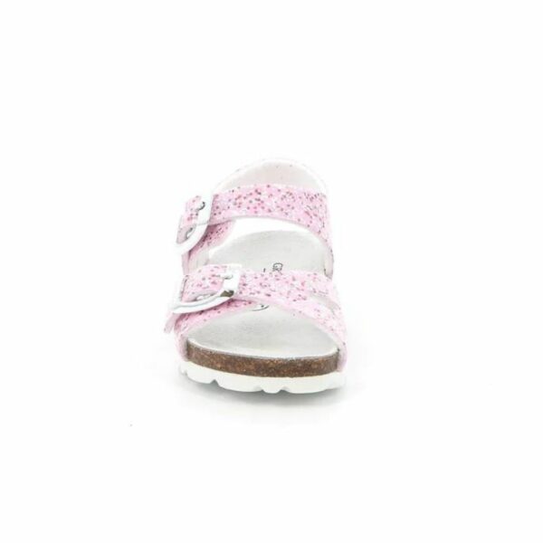 Grunland sandalo in sughero Rosa glitter primi passi
