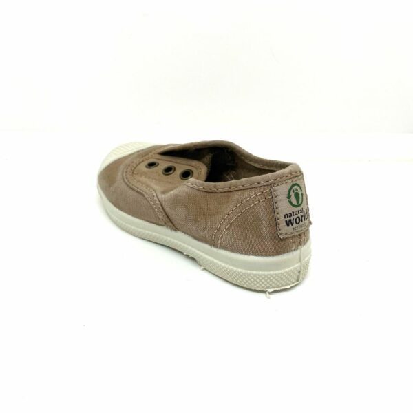 Natural World Sneaker Beige in tela profumata