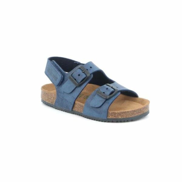 Grunland sandalo in sughero blu