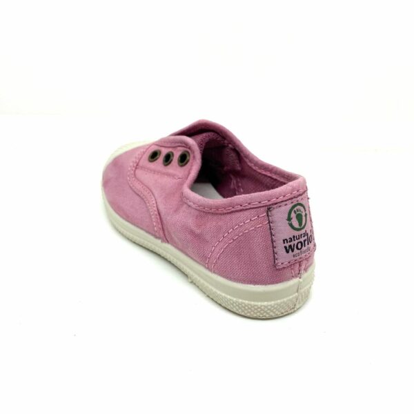 Natural World Sneaker rosa in tela profumata