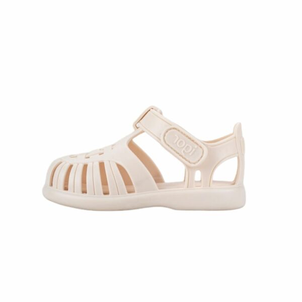 Igor sandalo gabbietta beige in gomma