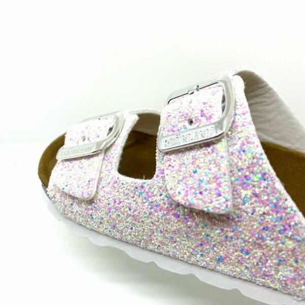 Grunland Ciabatta Donna Glitter glicine