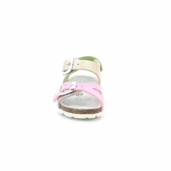 Grunland sandalo in sughero Argento - Multicolor primi passi