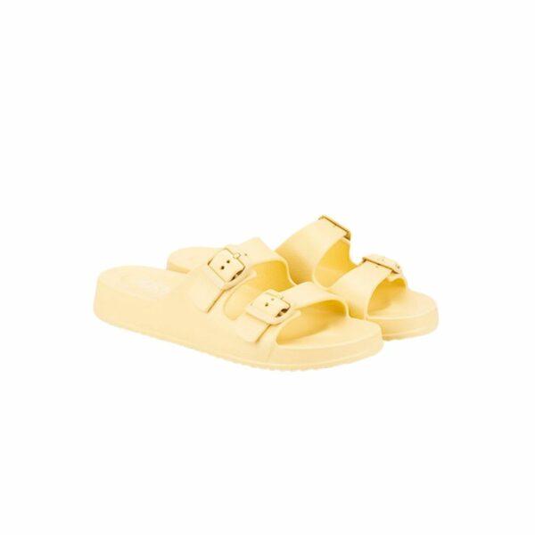 Igor Donna ciabatta doppia fascia in gomma giallo