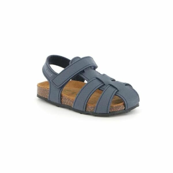 Grunland sandalo gabbietta BLU in sughero naturale