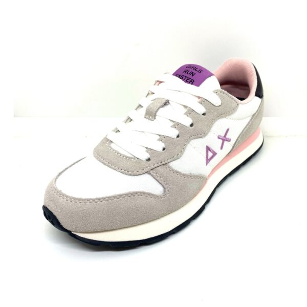 Sun68 Sneaker Donna White lilla