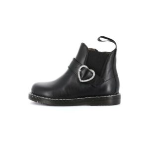 Grunland Baby Beatles Nero in pelle