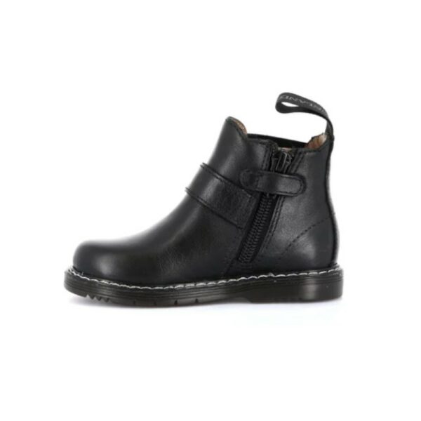 Grunland Baby Beatles Nero in pelle