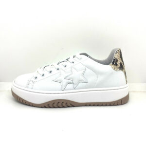 2Star Sneakers Donna White - Leopard