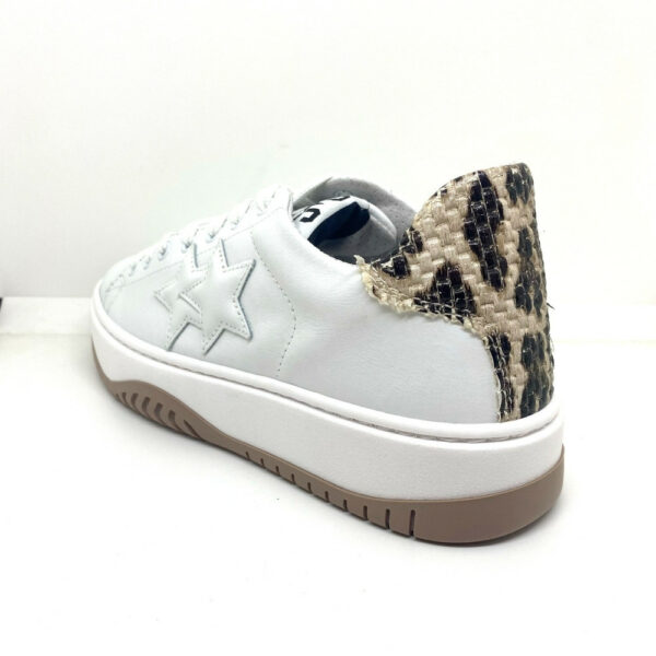 2Star Sneakers Donna White - Leopard