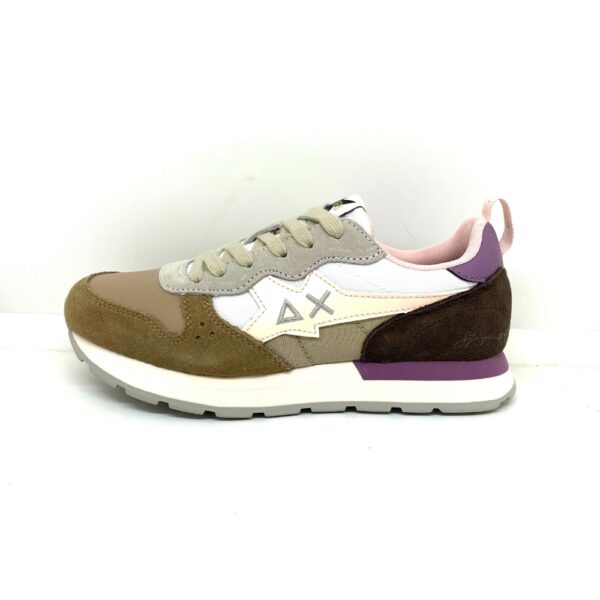 Sun68 Sneaker Donna Beige multicolor