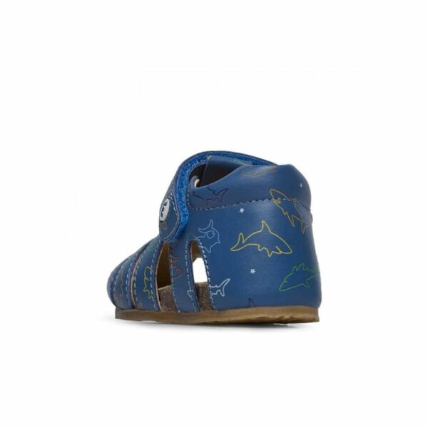 Falcotto sandalo gabbietta primi passi - blu squaletti