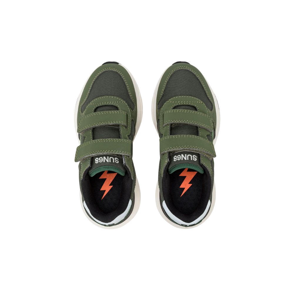 Sun68 Sneaker Kids Militare New Sun68 Sneaker Kids Militare New