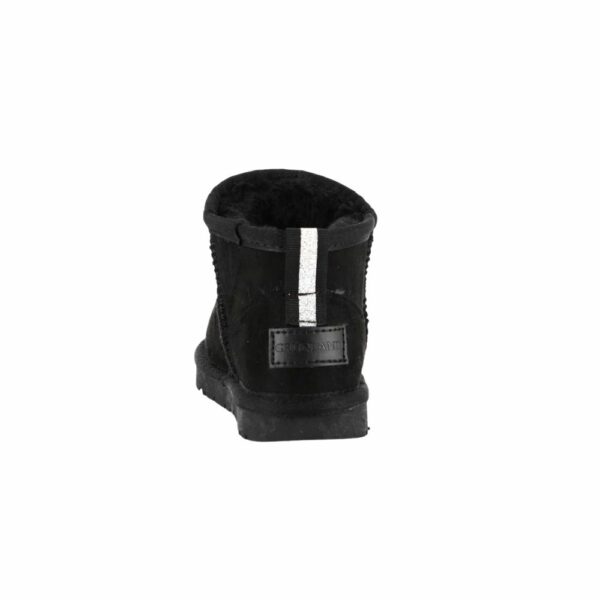 Grunland tronchetto nero in eco pelliccia