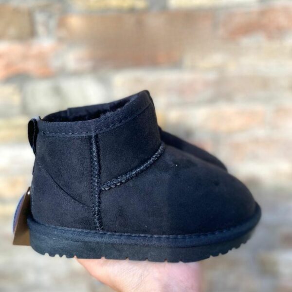Grunland tronchetto nero in eco pelliccia
