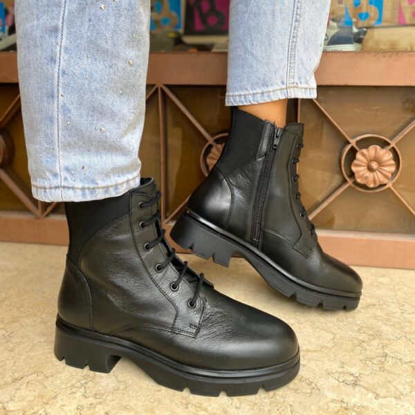 Hosis Donna anfibio nero in pelle