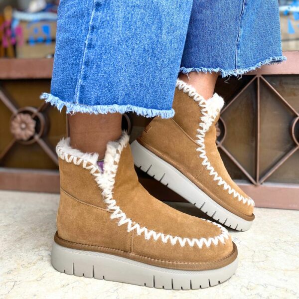 Grunland tronchetto donna color cuoio