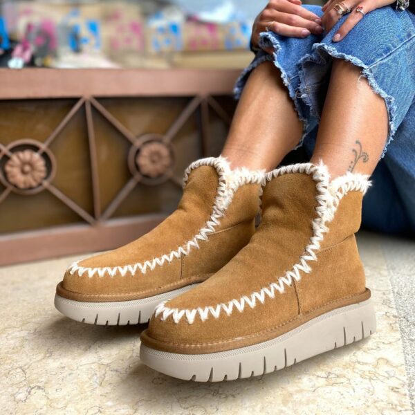 Grunland tronchetto donna color cuoio
