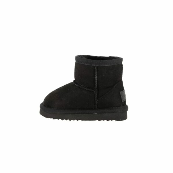 Grunland Baby tronchetto nero in eco pelliccia