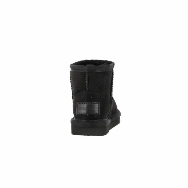 Grunland Baby tronchetto nero in eco pelliccia