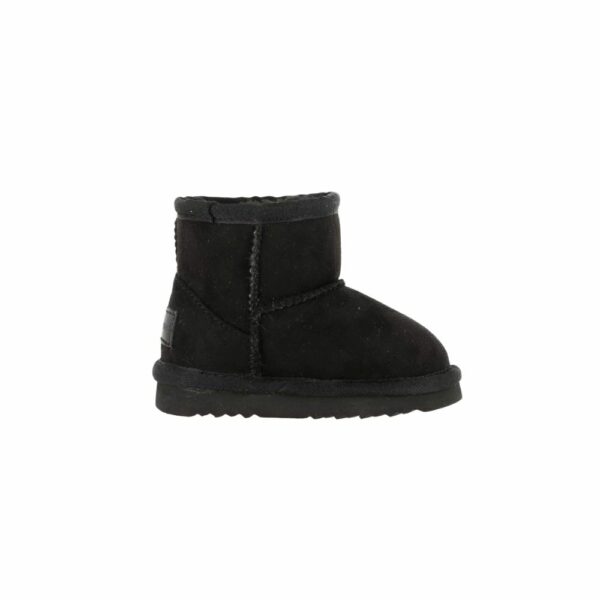 Grunland Baby tronchetto nero in eco pelliccia