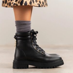 Gioseppo Donna anfibio nero in pelle