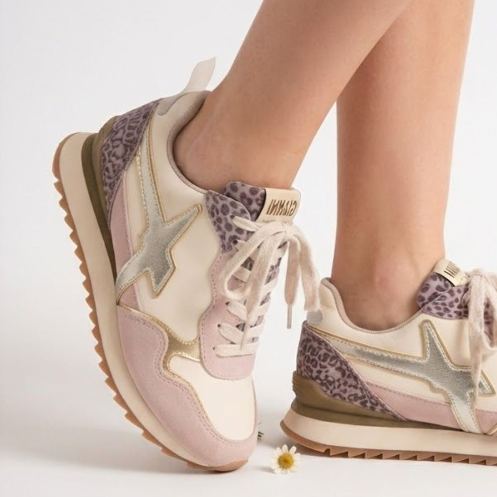 W6yz sneaker donna rosa leopardato W6yz sneaker donna rosa leopardato