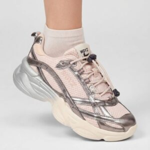 W6yz sneaker donna Argento - Cipria