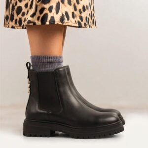 Gioseppo Donna stivale nero in pelle