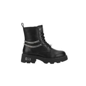 Cult stivaletto nero bambina con catena decorativa