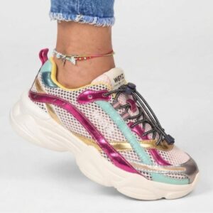 6yz sneaker donna Argento - Fuchsia