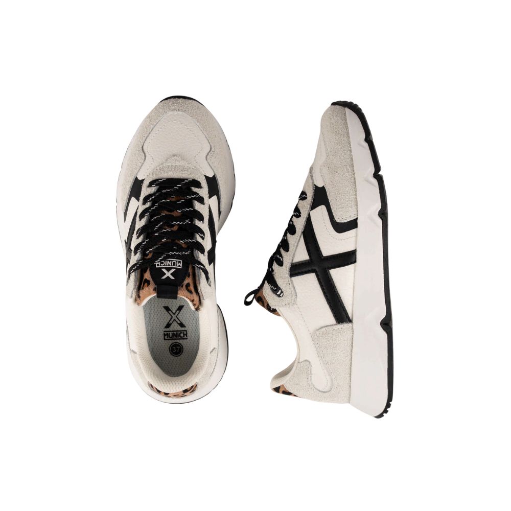 MUNICH Sneaker Donna bianco leopardato MUNICH Sneaker Donna bianco leopardato