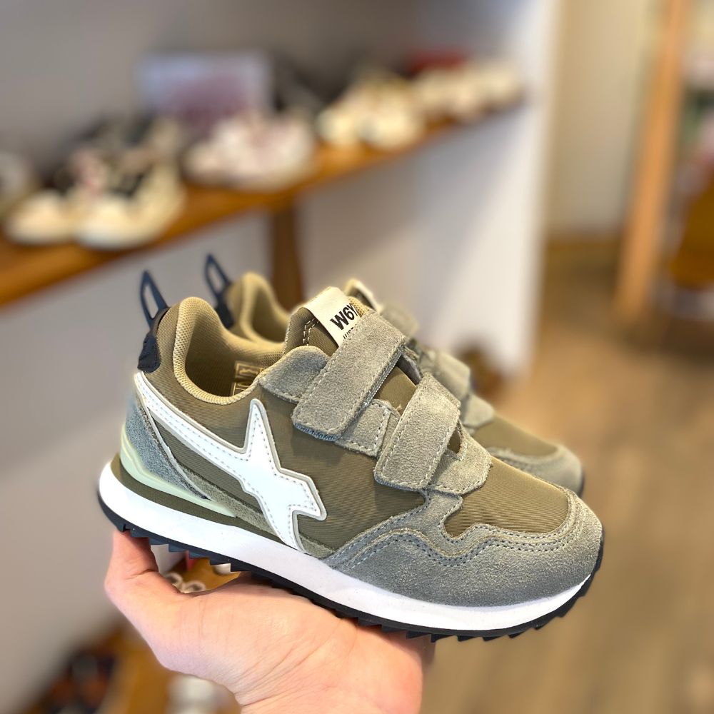 W6yz kids sneaker verde militare W6yz kids sneaker verde militare