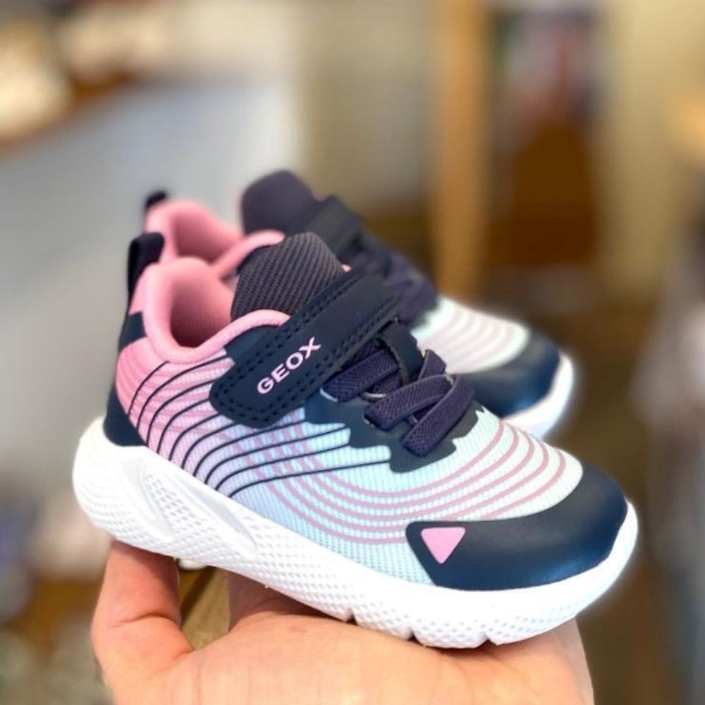 Geox Sneaker primi passi nero - rosa Geox Sneaker primi passi nero - rosa