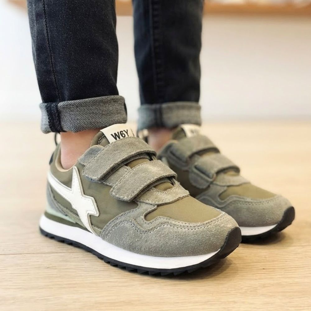 W6yz kids sneaker verde militare W6yz kids sneaker verde militare