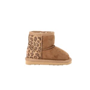 Grunland baby tronchetto leopardato in eco - pelliccia